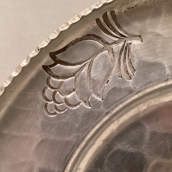 Buenilum Hand Wrought Aluminum Handled Tray - Picture 2 of 6